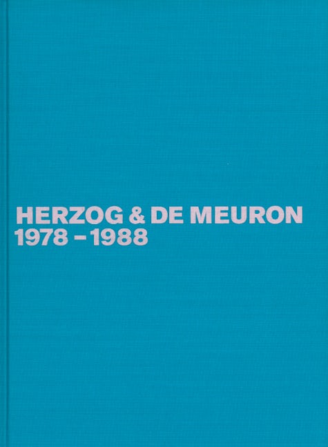 Book cover image for Herzog & de Meuron 1978-1988 ISBN: 9783764356163